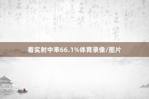 着实射中率66.1%体育录像/图片